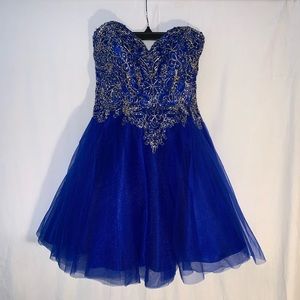 NWT || Coya Collection Blue Midi Dress